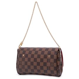 Louis Vuitton-Louis Vuitton Brown Damier Ebene Favorite PM-Brown
