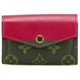 Louis Vuitton-Louis Vuitton Brown Monogram Sarah Multicartes Card Holder-Brown