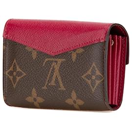 Louis Vuitton-Louis Vuitton Brown Monogram Sarah Multicartes Card Holder-Brown