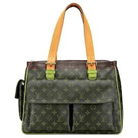 Louis Vuitton-Louis Vuitton Brown Monogram Multipli Cite-Brown