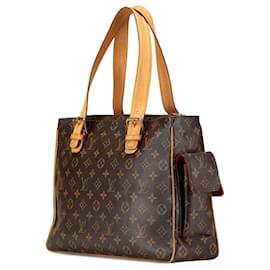 Louis Vuitton-Louis Vuitton Brown Monogram Multipli Cite-Brown