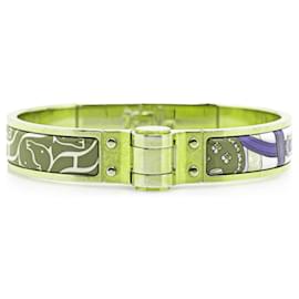 Hermès-Bracelet GM en émail rouge étroit Hermès-Autre