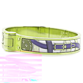 Hermès-Hermès Red Narrow Enamel Hinge Bracelet GM-Other