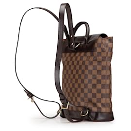 Louis Vuitton-Louis Vuitton Brown Damier Ebene Soho-Brown