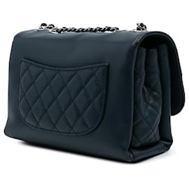 Chanel-Chanel Blue Mini Calfskin Tramezzo Flap-Blue,Navy blue