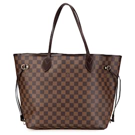 Louis Vuitton-Louis Vuitton Brown Damier Ebene Neverfull MM-Brown