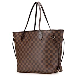 Louis Vuitton-Louis Vuitton Brown Damier Ebene Neverfull MM-Brown