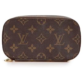 Louis Vuitton-Louis Vuitton Brown Monogram Trousse Blush PM-Brown