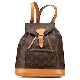 Louis Vuitton-Louis Vuitton Brown Monogram Montsouris MM-Brown