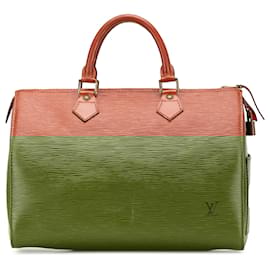 Louis Vuitton-Louis Vuitton Brown Epi Speedy 30-Brown
