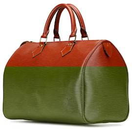 Louis Vuitton-Louis Vuitton Brown Epi Speedy 30-Brown