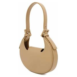 Fendi-Fendi Brown Mini Leather Cookie Hobo-Brown,Light brown