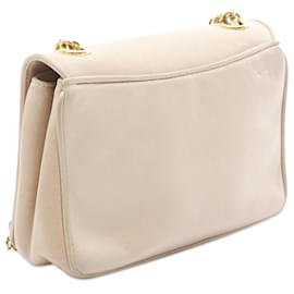 Chanel-Chanel Brown CC Lambskin Full Flap-Brown,Beige