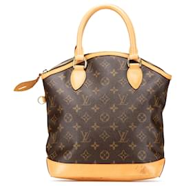 Louis Vuitton-Louis Vuitton Brown Monogram Lockit PM-Brown
