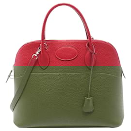 Hermès-Hermès Rouge Fjord Bolide 35-Rouge