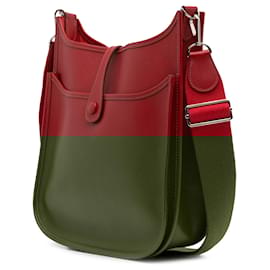 Hermès-Hermès Rouge Clemence Evelyne III 29 PM-Rouge,Bordeaux
