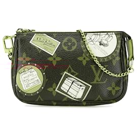 Louis Vuitton-Louis Vuitton Brown Monogram Patch Mini Pochette Accessoires-Brown