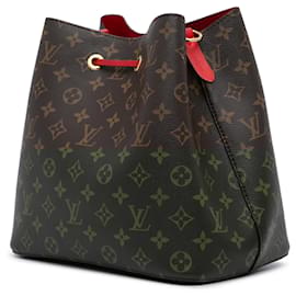Louis Vuitton-Louis Vuitton Brown Monogram Braided Neonoe MM-Brown