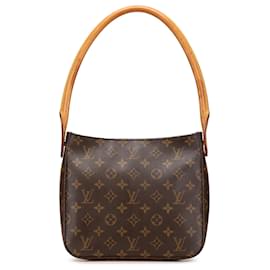 Louis Vuitton-Louis Vuitton Brown Monogram Looping MM-Brown