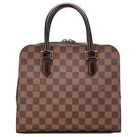 Louis Vuitton-Louis Vuitton Brown Damier Ebene Triana-Other,Dark brown
