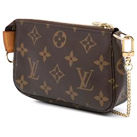 Louis Vuitton-Louis Vuitton Brown Monogram Mini Pochette Accessoires-Brown