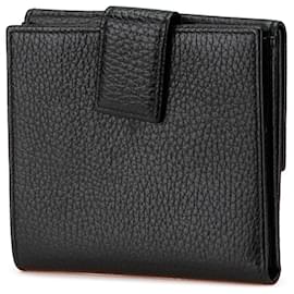Gucci-Gucci Black GG Marmont Leather Small Wallet-Black