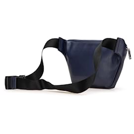 Fendi-Fendi Blue Vitello Grace Monster Eyes Belt Bag-Blue,Navy blue