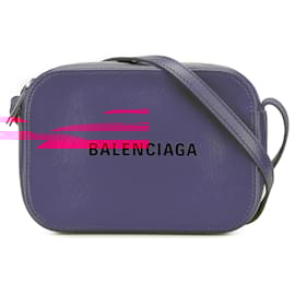Balenciaga-Sac à bandoulière en cuir rose XS Balenciaga-Rose