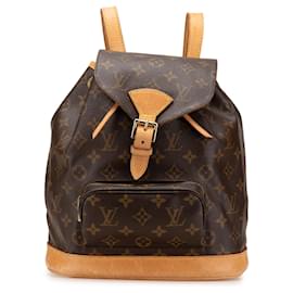 Louis Vuitton-Louis Vuitton Brown Monogram Montsouris MM-Brown