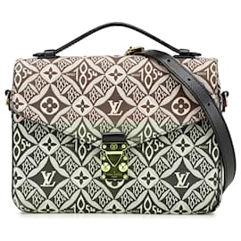 Louis Vuitton-Louis Vuitton Black Since 1854 Pochette Metis-Black