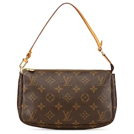 Louis Vuitton-Louis Vuitton Brown Monogram Pochette Accessoires-Brown