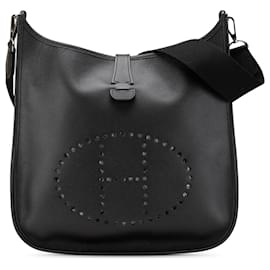 Hermès-Hermès Black Epsom Evelyne II 29-Black