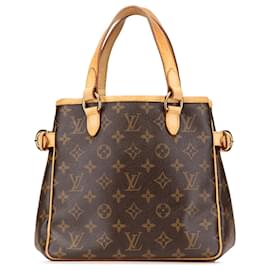 Louis Vuitton-Louis Vuitton Brown Monogram Batignolles Vertical PM-Brown