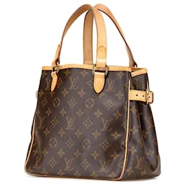 Louis Vuitton-Louis Vuitton Brown Monogram Batignolles Vertical PM-Brown