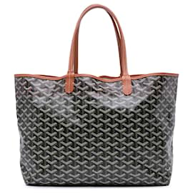 Goyard-Goyard Black Goyardine Saint Louis PM-Black