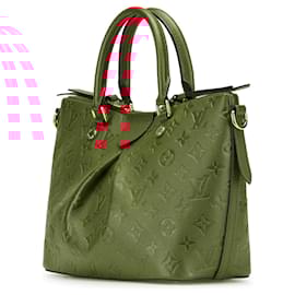 Louis Vuitton-Louis Vuitton Red Monogram Empreinte Mazarine PM-Red