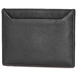 Prada-Prada Black Leather Card Case-Black