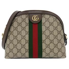 Gucci-Gucci Ophidia 499621 K05NG Shoulder Bag-Brown,Beige
