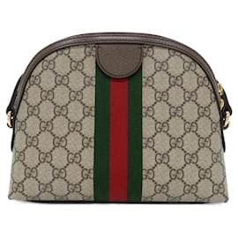 Gucci-Gucci Ophidia 499621 K05NG Shoulder Bag-Brown,Beige
