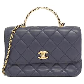 Chanel-Chanel AS4233 Handbag-Navy blue