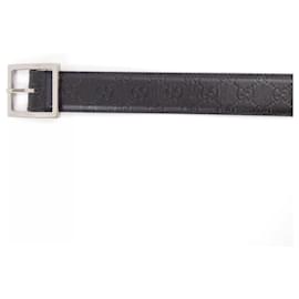 Gucci-Gucci Navy Standard Belt-Navy blue
