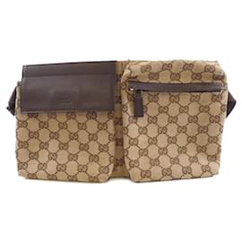 Gucci-Gucci 28566 Waist Bag-Brown,Beige