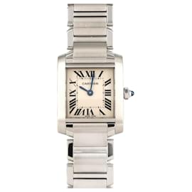 Cartier-Cartier Tank Francaise SM W51008Q3 Stainless Steel Wristwatch-Other