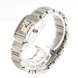 Cartier-Cartier Tank Francaise SM W51008Q3 Stainless Steel Wristwatch-Other