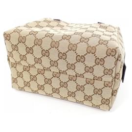 Gucci-Gucci 124542 F40IR Handbag-Brown,Beige