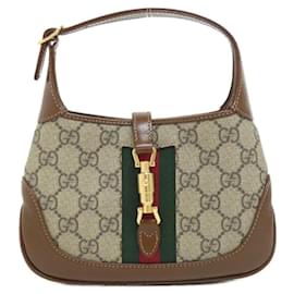 Gucci-Gucci JACKIE 1961 Handbag-Brown,Beige