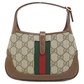 Gucci-Gucci JACKIE 1961 Handbag-Brown,Beige