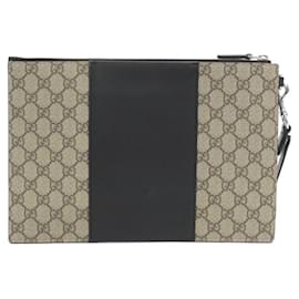 Gucci-Gucci 495017 KGDHN Handbag-Black,Beige