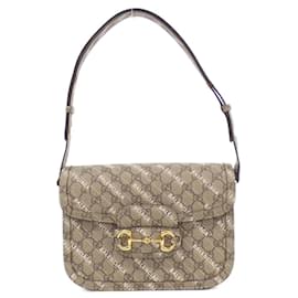 Gucci-Gucci Horsebit 1955 Shoulder Bag-White,Beige