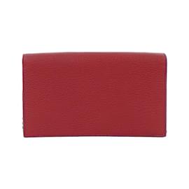 Gucci-Gucci 466506 CAO0G Chain Wallet-Red